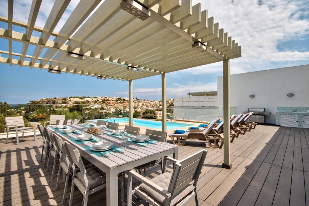 Villa Gaia - Sunset Views, Indoor Heated Pool, Sauna And Games Room Mellieha Exterior photo